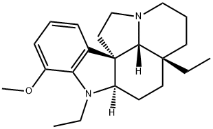 1-Ethyl-17-methoxyaspidospermidine Struktur