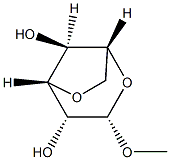 Methyl 3,6-anhydro-α-D-galactopyranoside Struktur