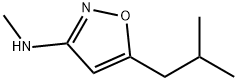 3-Isoxazolamine,N-methyl-5-(2-methylpropyl)-(9CI) Struktur