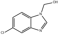 1H-Benzimidazole-1-methanol,5-chloro-(9CI) Struktur