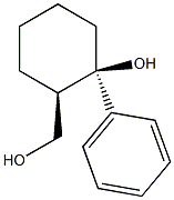 2-Hydroxymethyl-1-phenyl-cyclohexanol Struktur