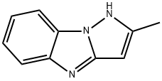 1H-Pyrazolo[1,5-a]benzimidazole,2-methyl-(9CI) Struktur