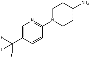 1-[5-(trifluoromethyl)pyridin-2-yl]piperidin-4-amine Struktur