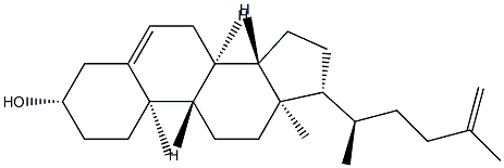 26,27-Dinorergosta-5,24-dien-3β-ol Struktur