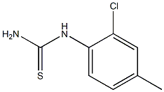 (2-chloro-4-methylphenyl)thiourea Struktur