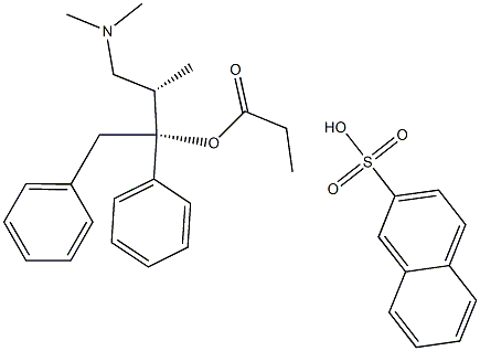 levopropoxyphene napsilate  Struktur