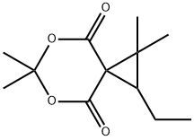 5,7-Dioxaspiro[2.5]octane-4,8-dione,2-ethyl-1,1,6,6-tetramethyl-(9CI) Struktur