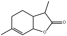 2-(2-HYDROXY-4-METHYL-3-CYCLOHEXENYL)PROPIONICACIDGAMMA-LACTONE Struktur