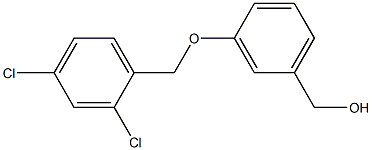 {3-[(2,4-dichlorophenyl)methoxy]phenyl}methanol Struktur