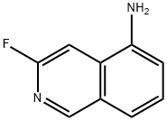 5-Isoquinolinamine,3-fluoro-(9CI) Struktur