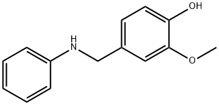 2-methoxy-4-[(phenylamino)methyl]phenol Struktur