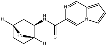 Pyrrolo[1,2-a]pyrazine-3-carboxamide, N-(1S,2R,4R)-7-azabicyclo[2.2.1]hept- Struktur