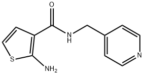 3-Thiophenecarboxamide,2-amino-N-(4-pyridinylmethyl)-(9CI) Struktur