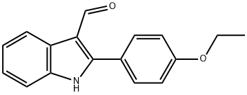 1H-Indole-3-carboxaldehyde,2-(4-ethoxyphenyl)-(9CI) Struktur