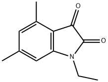 1H-Indole-2,3-dione,1-ethyl-4,6-dimethyl-(9CI) Struktur