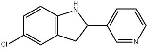 1H-Indole,5-chloro-2,3-dihydro-2-(3-pyridinyl)-(9CI) Struktur