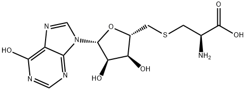 5-S'-[(R)-2-Amino-2-carboxyethyl]-5'-thioinosine Struktur