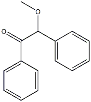 rac-(2R*)-1,2-Diphenyl-2-methoxyethanone Struktur