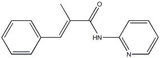 2-Propenamide,2-methyl-3-phenyl-N-2-pyridinyl-(9CI) Struktur