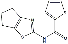 2-Thiophenecarboxamide,N-(5,6-dihydro-4H-cyclopentathiazol-2-yl)-(9CI) Struktur