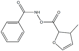 2-Furancarboxylicacid,2-(benzoylamino)-2,3-dihydro-,methylester(9CI) Struktur