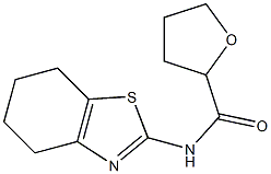 2-Furancarboxamide,tetrahydro-N-(4,5,6,7-tetrahydro-2-benzothiazolyl)-(9CI) Struktur