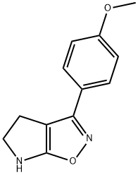 4H-Pyrrolo[3,2-d]isoxazole,5,6-dihydro-3-(4-methoxyphenyl)-(9CI) Struktur