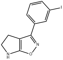 4H-Pyrrolo[3,2-d]isoxazole,5,6-dihydro-3-(3-iodophenyl)-(9CI) Struktur