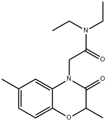 4H-1,4-Benzoxazine-4-acetamide,N,N-diethyl-2,3-dihydro-2,6-dimethyl-3-oxo-(9CI) Struktur