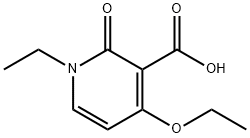 3-Pyridinecarboxylicacid,4-ethoxy-1-ethyl-1,2-dihydro-2-oxo-(9CI) Struktur