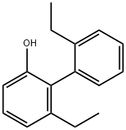 [1,1-Biphenyl]-2-ol,2,6-diethyl-(9CI) Struktur