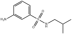 3-amino-N-isobutylbenzenesulfonamide Struktur