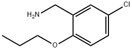 (5-chloro-2-propoxybenzyl)amine(SALTDATA: HCl) Struktur