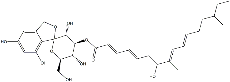 Papulacandins Struktur