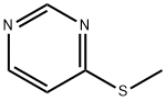 Pyrimidine, 4-(methylthio)- (6CI,7CI,8CI,9CI) Struktur