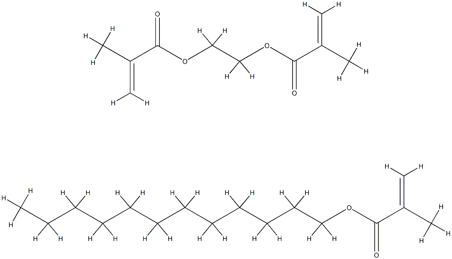 POLY(LAURYL METHACRYLATE-CO-ETHYLENE GLYCOL DIMETHACRYLATE) Struktur