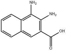 2-Naphthalenecarboxylicacid,3,4-diamino-(9CI) Struktur