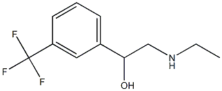 α-[(Ethylamino)methyl]-3-(trifluoromethyl)benzyl alcohol Struktur