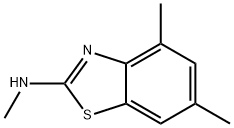 2-Benzothiazolamine,N,4,6-trimethyl-(9CI) Struktur