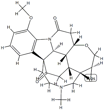 21α,22α-Epoxy-21,22-dihydro-4-methoxy-19-methyl-16,19-secostrychnidine-10,16-dione Struktur