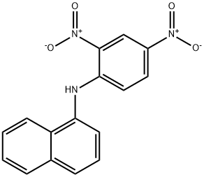 N-(2,4-dinitrophenyl)-N-(1-naphthyl)amine Struktur