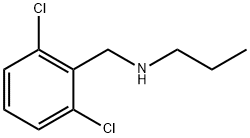 [(2,6-dichlorophenyl)methyl](propyl)amine Struktur