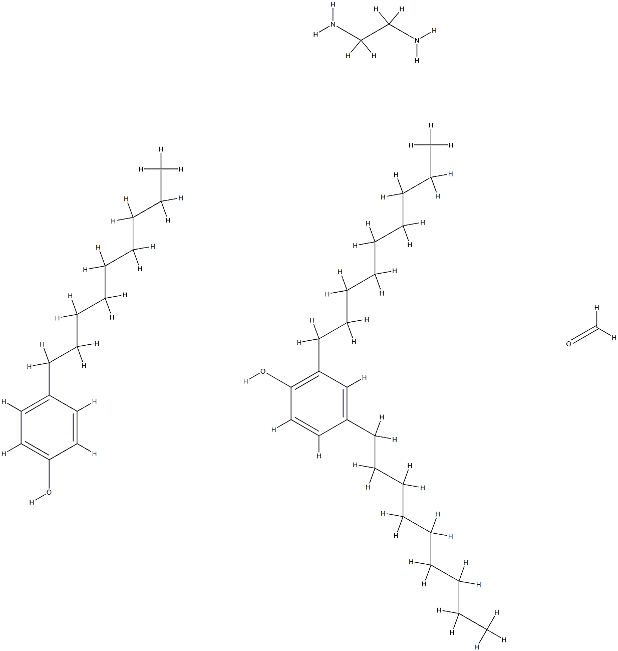 formaldehyde, polymer with 2,4-dinonylphenol,1,2-ethanediamine and 4-nonylphenol Structure