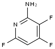 2-Pyridinamine,3,4,6-trifluoro-(9CI) Struktur