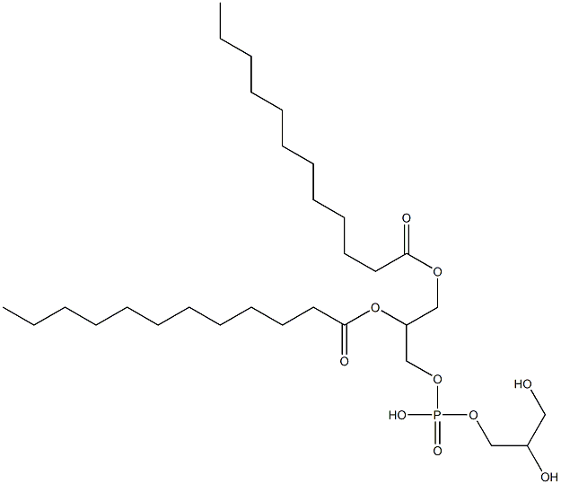 1,2-didodecanoyl-glycero-3-phosphocholine Struktur