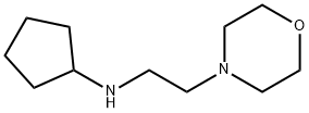 4-Morpholineethanamine,N-cyclopentyl-(9CI) Struktur