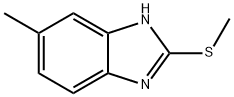 1H-Benzimidazole,5-methyl-2-(methylthio)-(9CI) Struktur