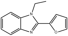 1H-Benzimidazole,1-ethyl-2-(2-furanyl)-(9CI) Struktur