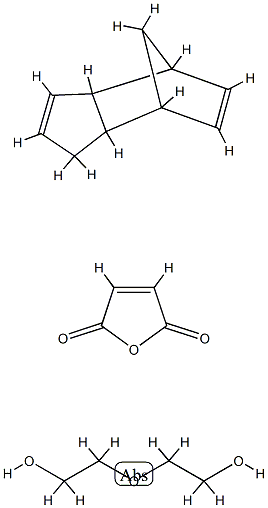 2,5-Furandione, polymer with 2,2-oxybisethanol and 3a,4,7,7a-tetrahydro-4,7-methano-1H-indene Struktur