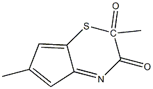 4,7-Benzothiazoledione,2,5-dimethyl-(9CI) Struktur